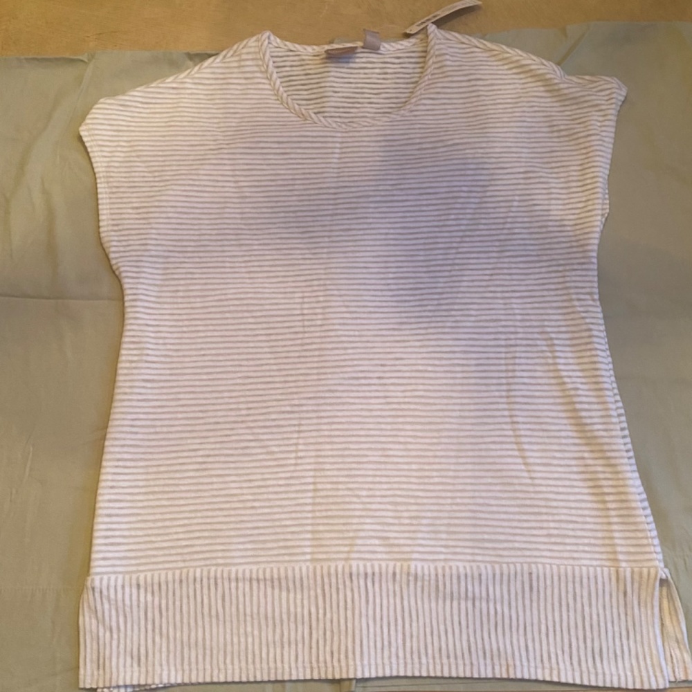 top- Shadow stripe  mixed stripe and tunic - Picture 5 of 6